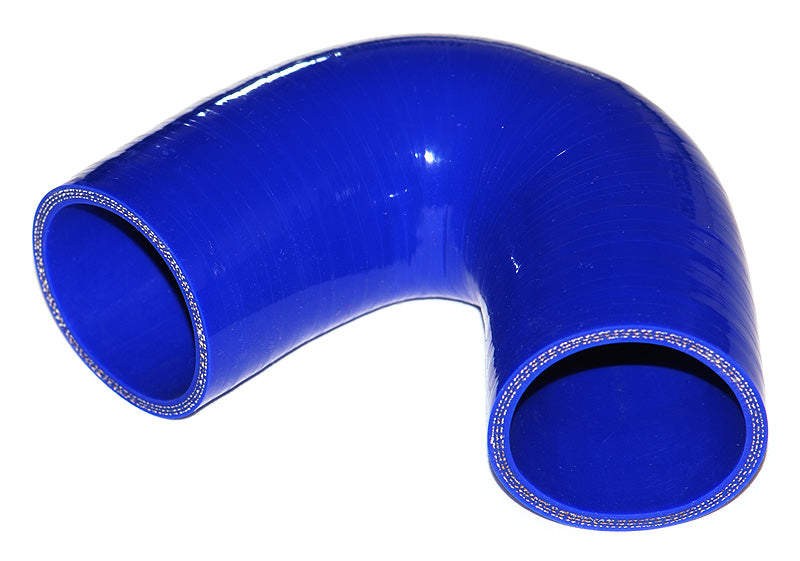 35mm ID (1.375") 135 Degree Elbow Silicone Hose - Black/Blue