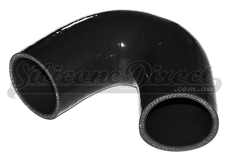 35mm ID (1.375") 135 Degree Elbow Silicone Hose - Black/Blue