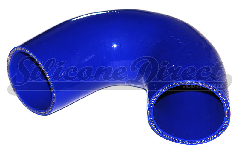 63mm ID (2.5") 135 Degree Elbow Silicone Hose - Black/Blue