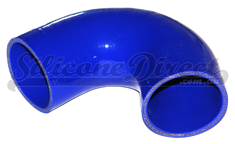 76mm ID (3") 135 Degree Elbow Silicone Hose - Black/Blue