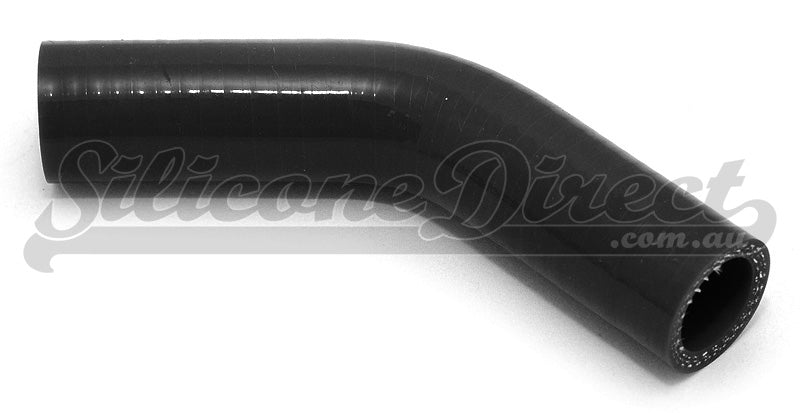 8mm ID (5/16") 45 Degree Elbow Silicone Hose - Black/Blue