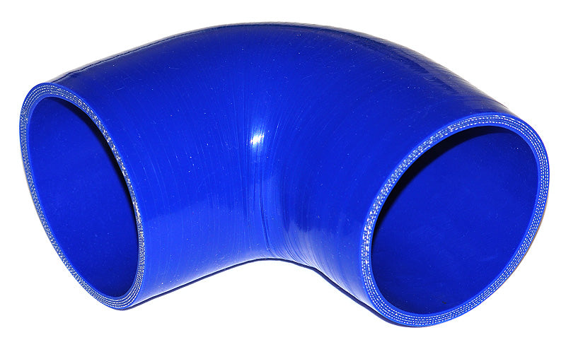 76mm ID (3") 90 Degree Elbow Silicone Hose - Black/Blue