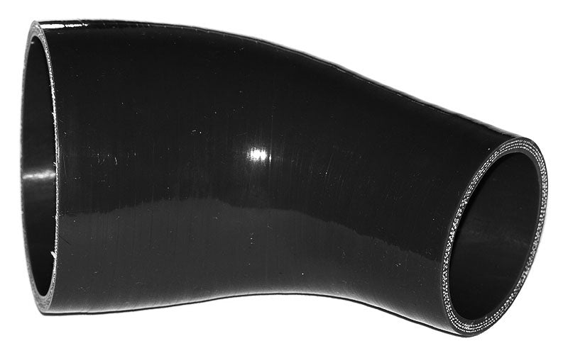 76mm to 51mm ID (3-2") 45 Degree Elbow Reducer Silicone Hose - Black/Blue