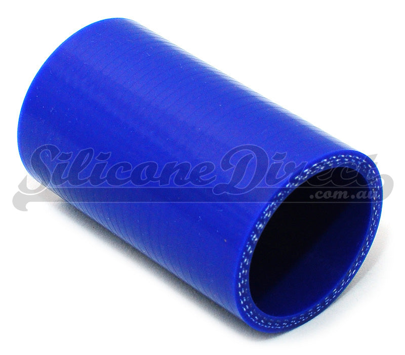 38mm ID (1.5") Straight Joiner Silicone Hose - Black/Blue
