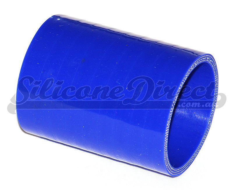 57mm ID (2.25") Straight Joiner Silicone Hose - Black/Blue