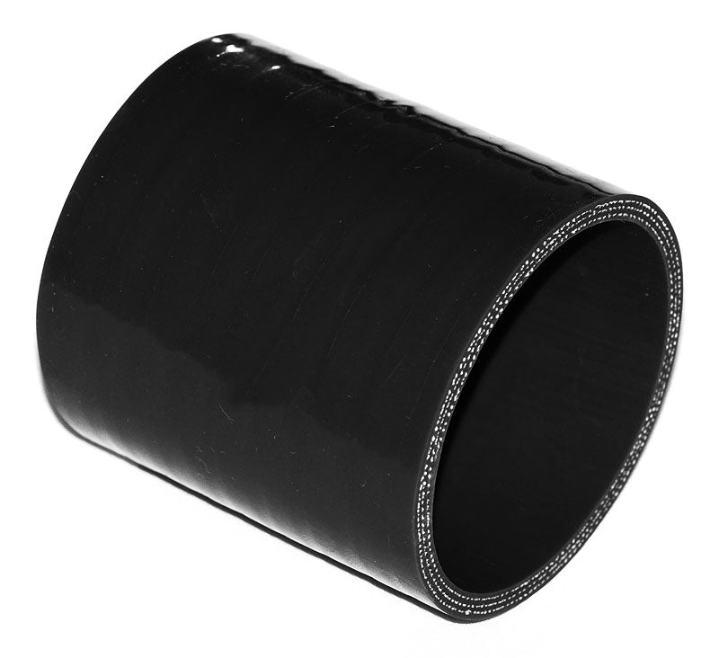 63mm ID (2.5") Straight Joiner Silicone Hose - Black/Blue