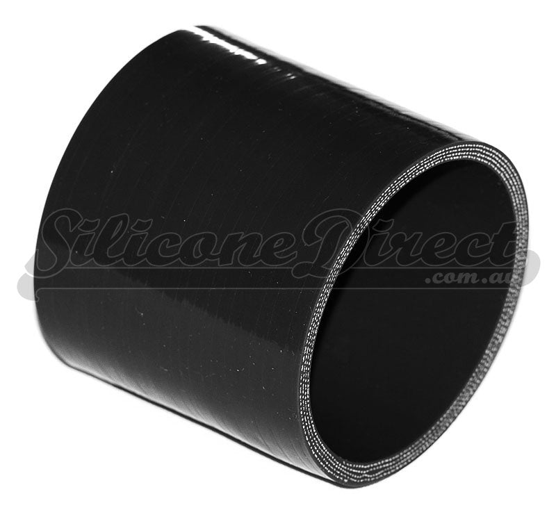 80mm ID (3.15") Straight Joiner Silicone Hose - Black/Blue