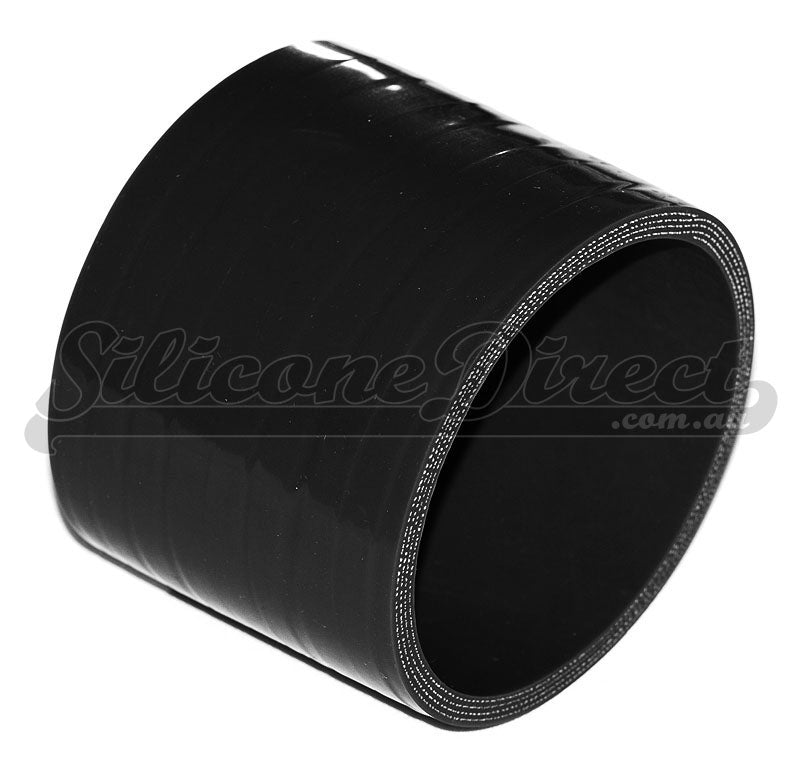 95mm ID (3.75") Straight Joiner Silicone Hose - Black/Blue