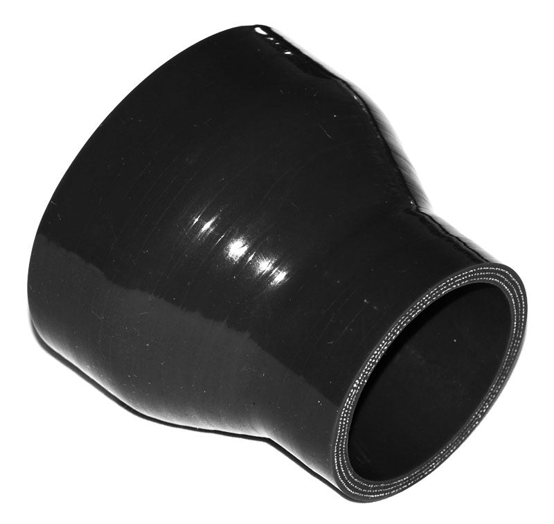 102mm to 51mm ID (4-2") Straight Reducer Silicone Hose - Black/Blue