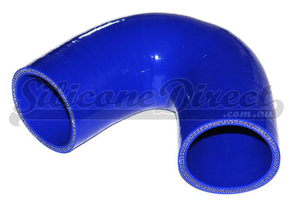35mm ID (1.375") 135 Degree Elbow Silicone Hose - Black/Blue