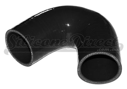 35mm ID (1.375") 135 Degree Elbow Silicone Hose - Black/Blue