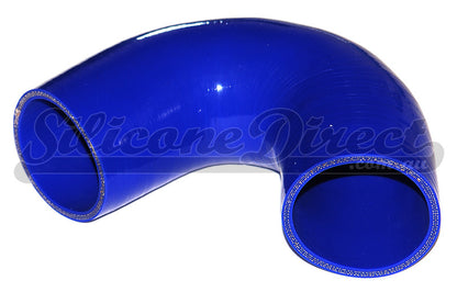 63mm ID (2.5") 135 Degree Elbow Silicone Hose - Black/Blue