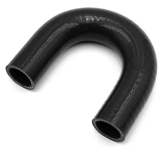 25mm ID (1") 180 Degree Elbow Silicone Hose - Black/Blue
