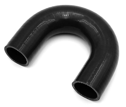 35mm ID (1.375") 180 Degree Elbow Silicone Hose - Black/Blue