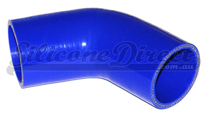 25mm ID (1") 45 Degree Elbow Silicone Hose - Black/Blue