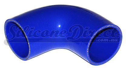70mm ID (2.75") 90 Degree Elbow Silicone Hose - Black/Blue