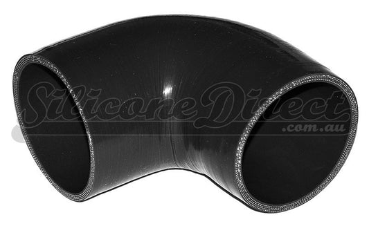 83mm ID (3.25") 90 Degree Elbow Silicone Hose - Black/Blue