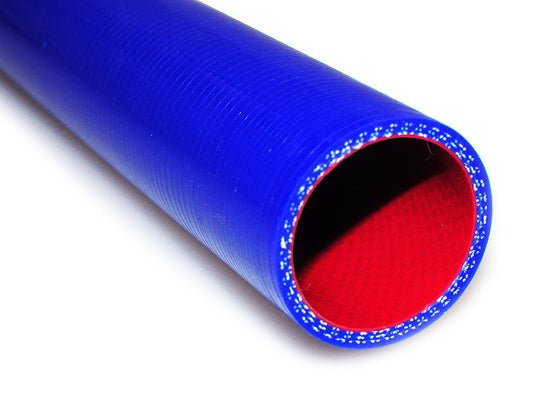 1 Meter 6.5mm ID (1/4") Oil & Fuel Resistant Straight Silicone Hose - Black/Blue