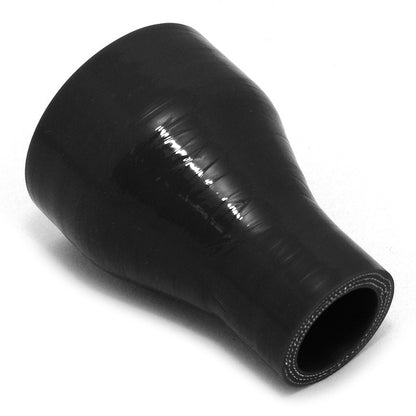 38mm to 19mm ID (1.5-3/4") Straight Reducer Silicone Hose - Black/Blue