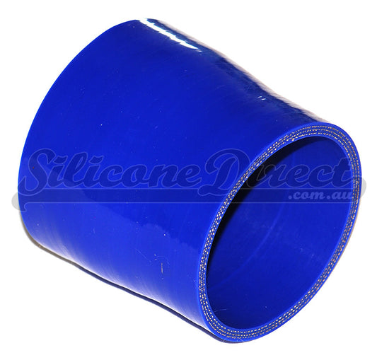 76mm to 70mm ID (3-2.75") Straight Reducer Silicone Hose - Black/Blue