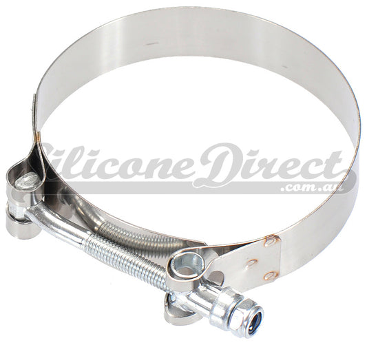 83mm / 3.25" Stainless T-Bolt Silicone Hose Clamp (86-94mm OD Range)